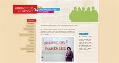 Desktop Screenshot of oberschule-falkensee.de