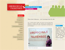 Tablet Screenshot of oberschule-falkensee.de